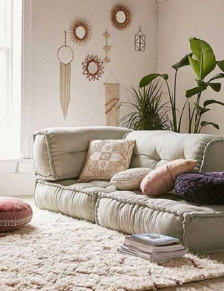 عکس ایده برای خانه بدون مبل