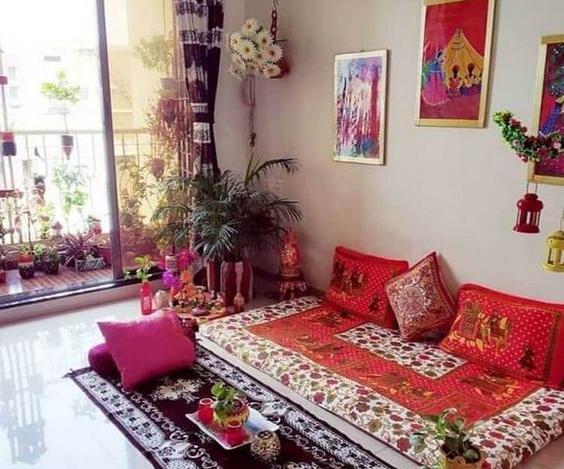 عکس ایده برای خانه بدون مبل
