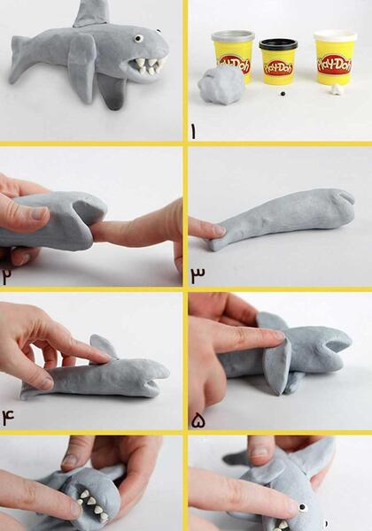 عکس ایده هایی برای خمیر بازی