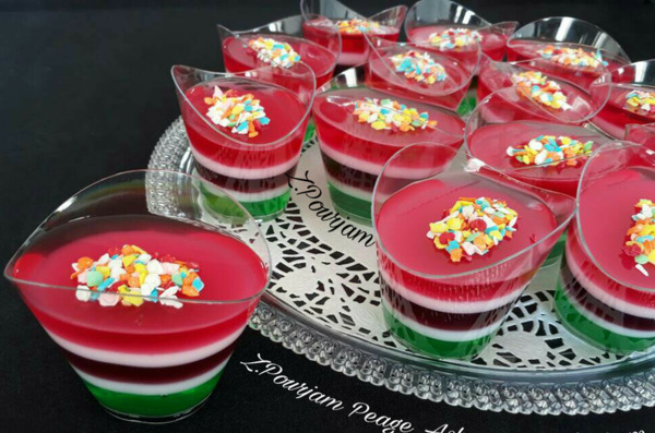 عکس ایده ژله در جام