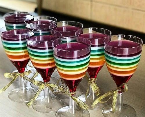 عکس ایده ژله یخچال عروس