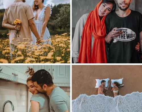 عکس ایده ژست عکس دونفره