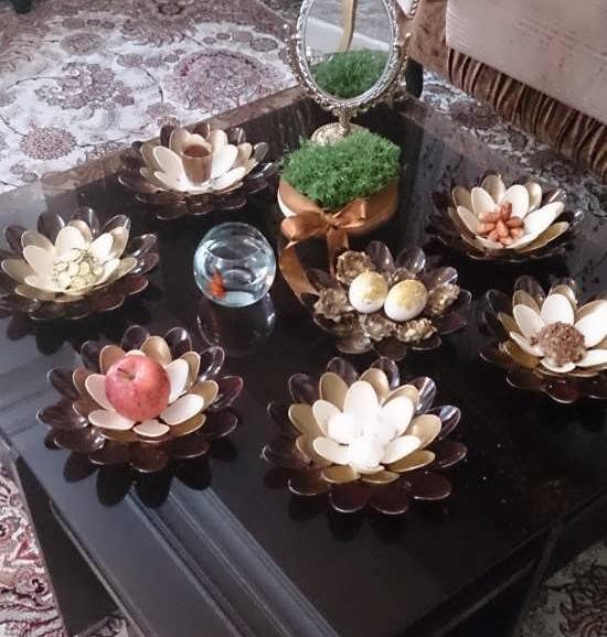 عکس ایده ساخت ظروف سفره هفت سین