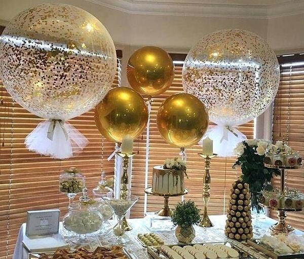 عکس ایده برای تزیین بادکنک عروسی