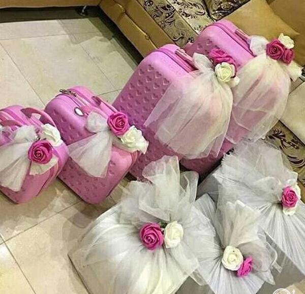 عکس ایده برای چمدان عروس