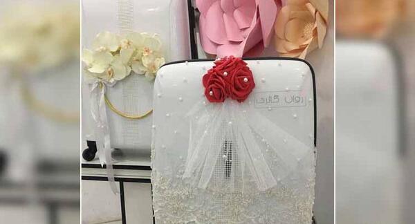 عکس ایده برای چمدان عروس