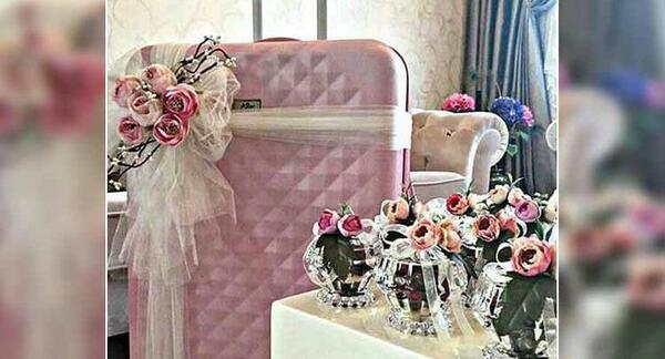 عکس ایده برای چمدان عروس