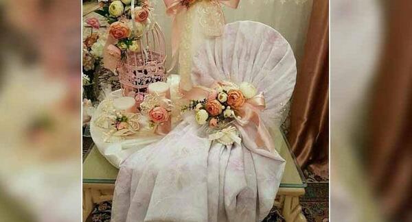 عکس ایده برای تزیین چادر عروس