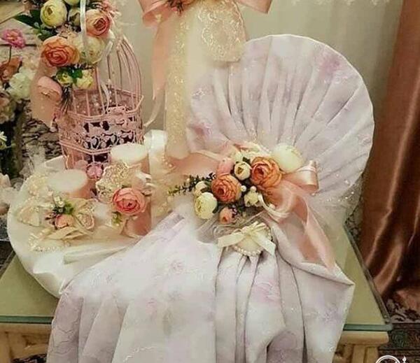 عکس ایده برای تزیین چادر عروس