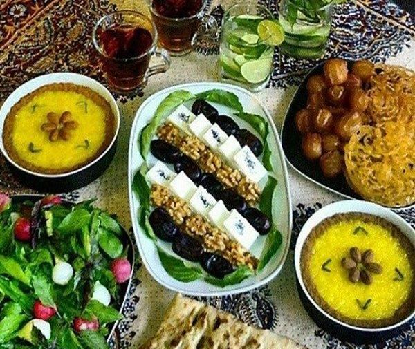 عکس ایده برای غذای افطار