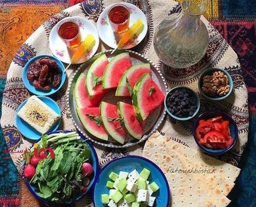 عکس ایده برای غذای افطار