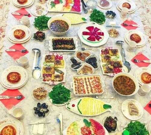 عکس ایده برای غذای افطار