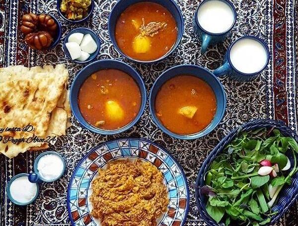 عکس ایده غذا در طبیعت