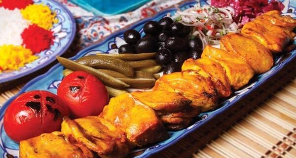 عکس ایده دورچین غذا