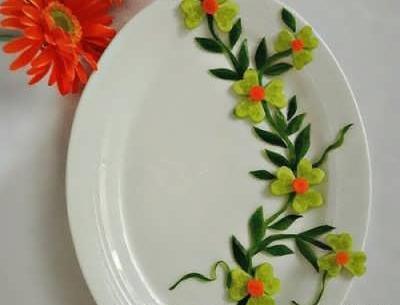 عکس ایده دورچین غذا