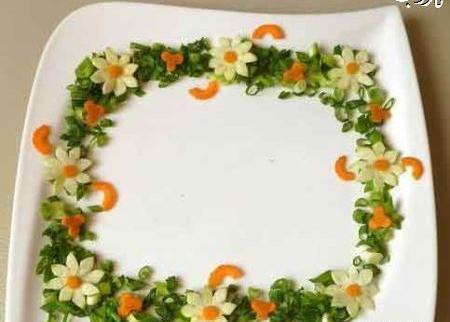 عکس ایده دورچین غذا
