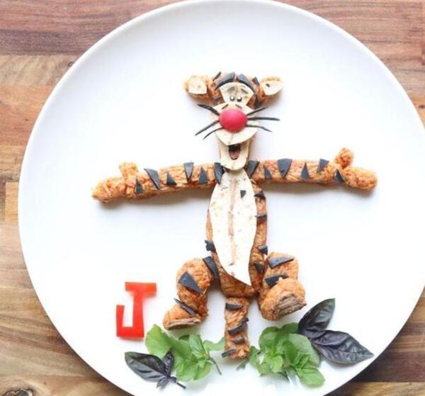 ایده عکس غذاخور شدن بچه