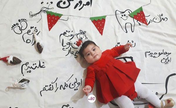 ایده عکس غذاخور شدن بچه