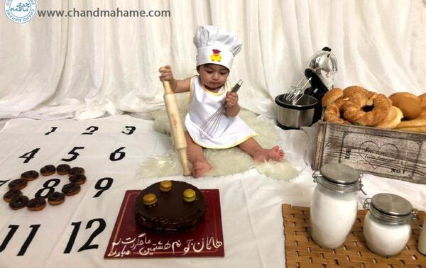 ایده عکس غذاخور شدن بچه
