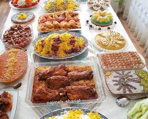 عکس ایده غذا برای مهمانی نهار