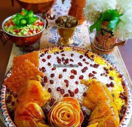 عکس ایده برای تزیین غذا و دسر