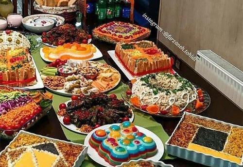 عکس ایده برای تزیین غذا و دسر