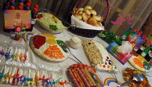 عکس ایده غذا برای تولد بچه ها