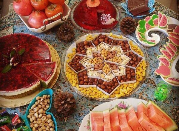 عکس ایده غذا برای یلدا