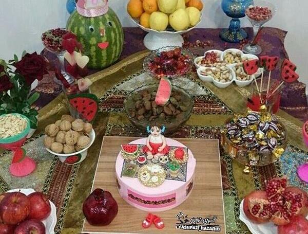 عکس ایده غذا برای یلدا