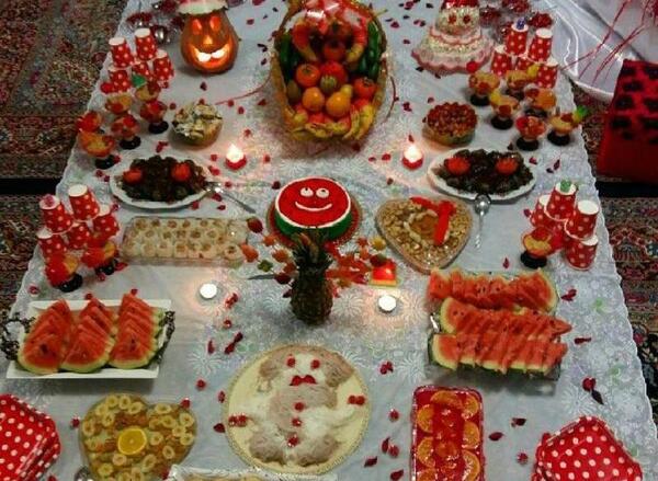 عکس ایده غذا برای یلدا