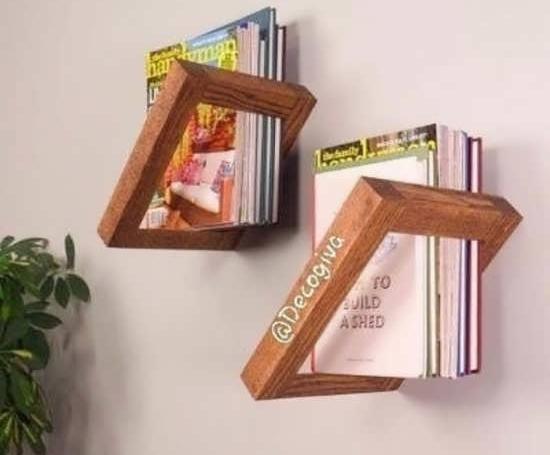 عکس ایده برای ساخت قفسه کتاب