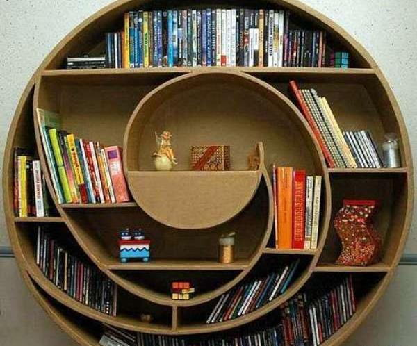 عکس ایده خلاقانه برای قفسه کتاب
