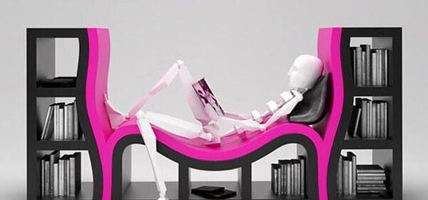 عکس ایده خلاقانه برای قفسه کتاب