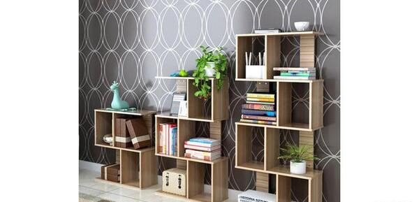 عکس ایده قفسه کتاب دیواری
