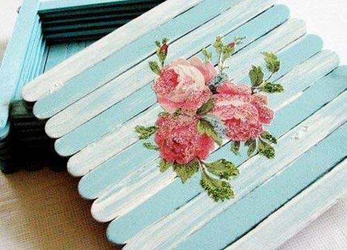 عکس ایده برای کاردستی با چوب بستنی