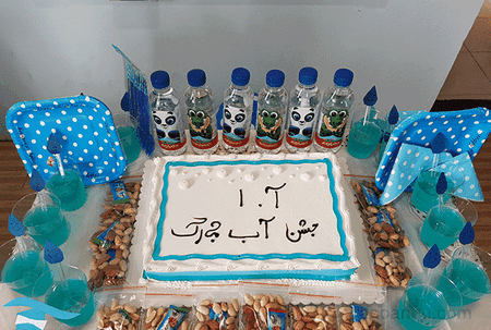 عکس کاردستی ایده برای جشن آب کلاس اولی ها
