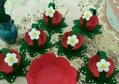 عکس ایده برای کاردستی سفره هفت سین