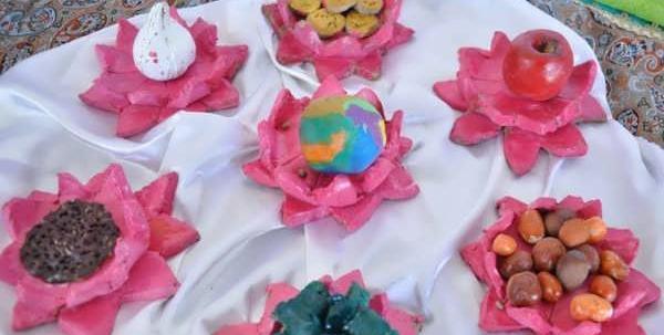 عکس ایده برای کاردستی سفره هفت سین