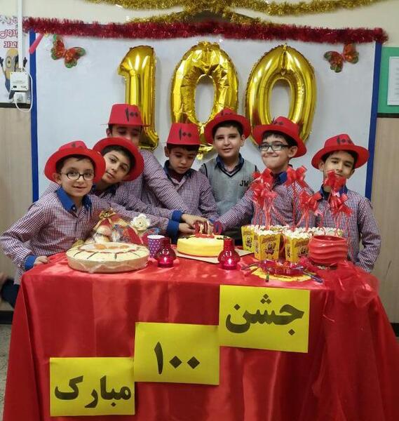 عکس ایده کاردستی عدد ۱۰۰