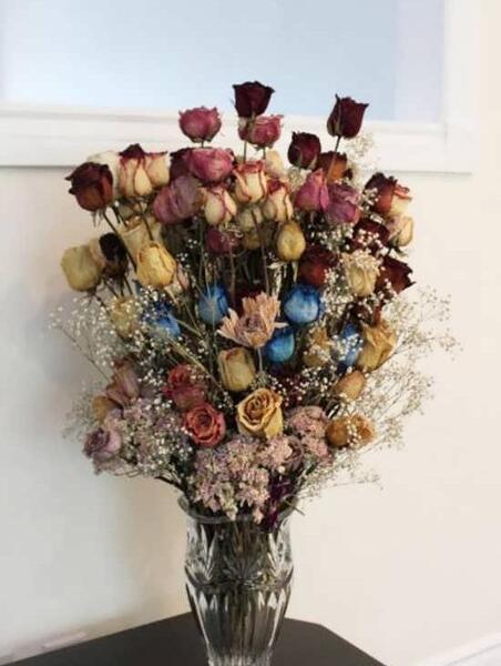عکس ایده برای گل رز خشک شده