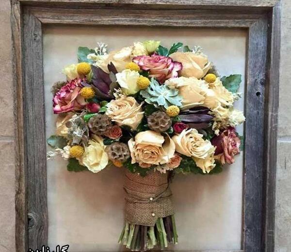 عکس ایده برای جای گل خشک