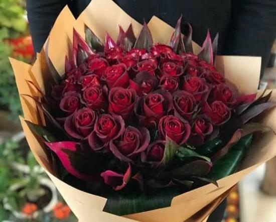 عکس ایده تزیین گل رز خشک شده