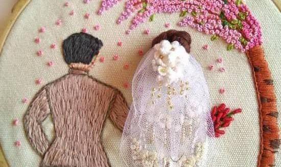 عکس ایده گلدوزی روی لباس