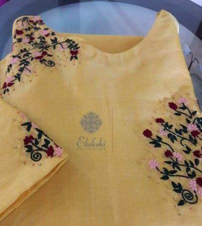 عکس ایده گلدوزی روی لباس