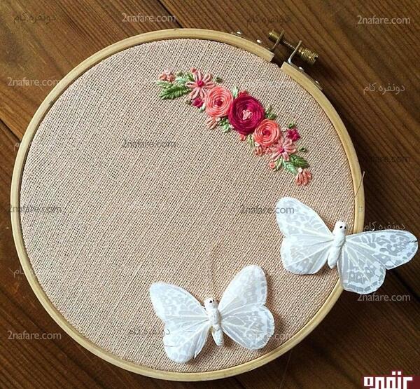 عکس ایده گلدوزی روی لباس