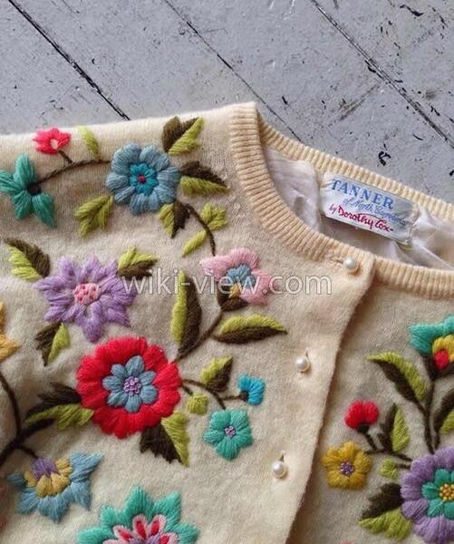 عکس ایده گلدوزی روی شلوار