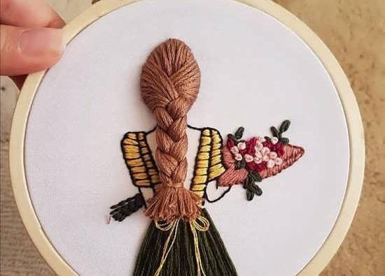 عکس ایده گلدوزی فانتزی