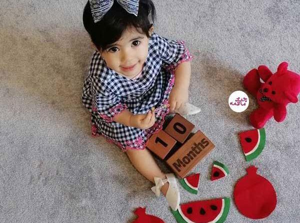 عکس ایده ماهگرد نوزاد شب یلدا