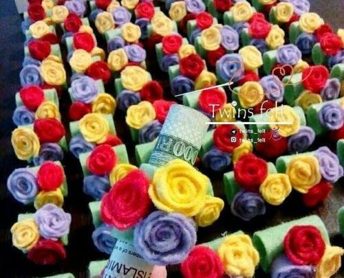 عکس ایده کادو تولد با پول