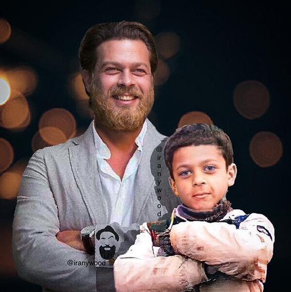 عکس بچگی پژمان بازغی